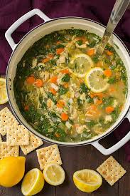 Lemon Chicken And Spinach Orzo Soup Cooking Classy Lemon Chicken Soup Orzo Soup Spinach Soup Recipe