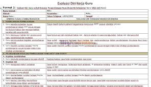 Buku guru / kementerian pendidikan dan kebudayaan. Contoh Format Daftar Evaluasi Diri Dan Program Tindak Lanjut Kerja Guru Blog Pendidikan