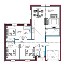 Plain pied, contemporaine, moderne, en bois, en l, de maître. Faire Les Plans De Sa Maison De Plain Pied Maisons Mca