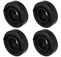 4 Pcs Universal Rubber Housing Seal Cap ID 75mm Vehicle H4 LED Headlight Dust Cover Waterproof Dustproof Shell Cap