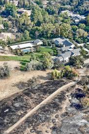 Late last month, perhaps after this very intervention, west referenced his controversial white house visit on twitter. Kim And Kanye S Mansion Came Close To Danger In Wildfires Daily Mail Online