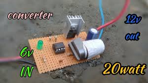 How To Make Step Up Converter Circuit 6v To 12v Converter Circuit Step Up