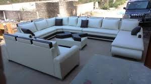 Cheap living room sofas, buy quality furniture directly from china suppliers:living room furniture modern l shaped fabric corner sectional sofa set design couches for living room with chaise longue ottoman enjoy free shipping worldwide! Solid Wood And Leather C Shape Sofa Set Rs 63000 Set Decent Sofas Id 18764139688