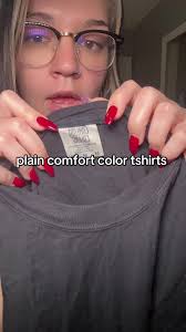 Comfort Color Pepper Vs Graphite Shirt