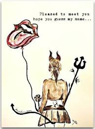 Pleased To Meet You Hope You Guess My Name Lyrics Pin Auf Drawings Sketches By Nina Goya
