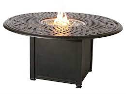 Nfi certified staff · satisfaction guaranteed Darlee Outdoor Living Series 60 Antique Bronze Cast Aluminum 52 Round Propane Fire Pit Chat Table Da201060qb