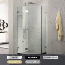 While having options is a good thing, it has also left many. Diamond Shape Shower Screen Hinge Door Frameless Myhomeware