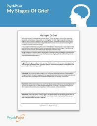 My Stages Of Grief Worksheet Grief Worksheets Therapy Worksheets Stages Of Grief
