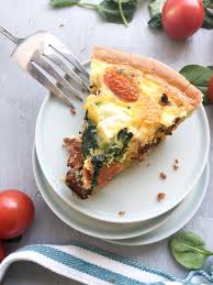 Mother S Day Quiche With Bacon Spinach Tomatoes Goat Cheese Recipe Peanut Free Foods Soy Free Recipes Seasonal Cooking
