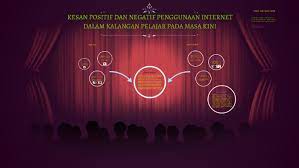 Bahkan berbagai sumber informasi dari berbagai media dapat dimodifikasi melalui internet. Kesan Positif Dan Negatif Penggunaan Internet Dalam Kalangan By Dennie Johia