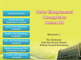 Teks Eksplanasi Kompleks Kelas Xi Ppt Download