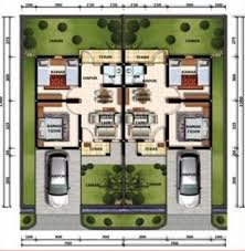 Hasil desain rumah type 36 yang akan diperkirakan biayanya. Pengertian Denah Rumah Type 36 Lengkap Dengan Potongan Gambar