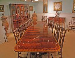App contain design of dinning room table set , example : Banded Cathedral Mahogany Georgian Style Pedestal Dining Table By Leighton Hall For Sale At 1stdibs