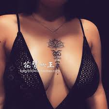 Chest tattoos for women chest piece tattoos female chest tattoo sketch tattoo design tattoo designs stylist tattoos stomach tattoos different tattoos. Flower Arm Girl Tattoo X218 Lotus Exuberant Chest Tattoo 3