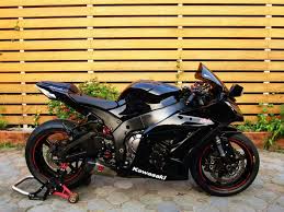 Black And Red Motorcycle Kawasaki Zx 10r Black Red Super Bikes Motorcycle Bike Kawasaki