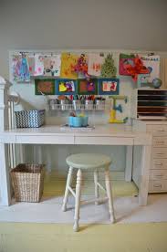Eleanor S Art Space Reveal Kids Art Table Ikea Craft Room Craft Room Tables