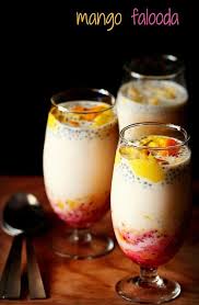 Mango Falooda Recipe With Step By Step Photos Summer Indian Dessert Full Of Mango Flavors Also Check Recipes Of Falood Falooda Recipe Indian Desserts Falooda