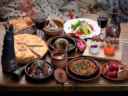 Georgian cuisine has similarities with caucasus cuisine. Georgian National Cuisine