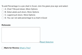 Solved To Add Percentage To A Pie Chart In Excel Click T