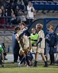 West Florida vs Gulf Breeze high school boys soccer action