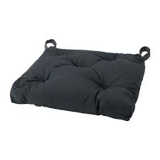 Malinda Szekparna Fekete 40 35x38x7 Cm Ikea Chair Cushions Kitchen Chair Pads Chair Pads