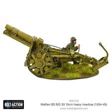 The serviceable 15cm sig 33 heavy infantry gun was developed and adopted in germany during the rearmament period of the 1930s. Waffen Ss Sig 33 15cm Heavy Howitzer 1943 45 28mm Minyarts Eu