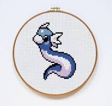 Maybe you would like to learn more about one of these? Dratini Digital Download Geek Cross Stitch Pattern