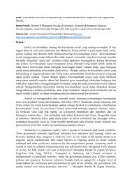 Model kewirausahaan sosial kewirausahaan sosial (socialentrepeneurship) menjadi bahasan menarik pada beberapa tahun belakanngan ini. Review Jurnal 2 By Rizkyagustiani Issuu