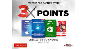Check spelling or type a new query. Xbox Playstation And Nintendo Gift Cards Earn 3x Powerup Rewards Points Game Deals 365