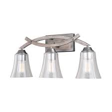 They are best used in conjunction with recessed or other. Patriot Lighting Elegant Home Collette Distressed Faux Wood Brushed Pewter 3 Light Vanity Light At Menards