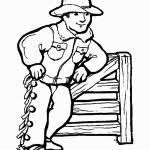 Well, how can someone not like a brave and courageous young man on a horse and wearing a hat with wide brim? Cowboy Coloring Pages