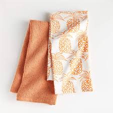 Check spelling or type a new query. Pineapple Dish Towels Set Of 2 Reviews Crate And Barrel