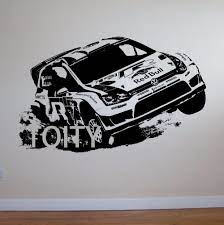 vw golf rally car wall art sticker motorsports decal children room vinyl mural shop 4 xmas n 2018 find out more on car wall art sticker wall art rally car