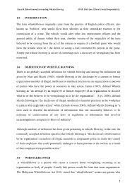 In such case, the whistleblower's rights and protection under the guidelines are not affected. Whistle Blowing Whistleblower Government
