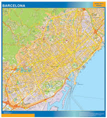 If you're planning a trip to barcelona, spain, one of the most useful things you'll need for your travels is a good map of barcelona. Map Of Barcelona Spain Wall Maps