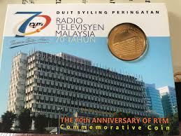 #rtm 70 tahun setia bersama membina negara. Syiling Peringatan Rtm Rtm Commemorative Coin Antiques Currency On Carousell