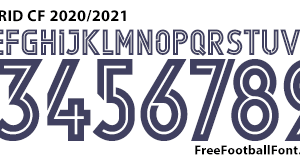 Download free real madrid logo png images. Free Football Fonts Real Madrid Cf 2020 2021 Uefa Champions League Adidas Font