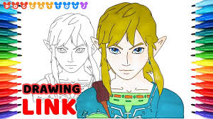 There are 15 colors of dye in breath of the wild, and the items required to create each of those colors differ. Drawing Zelda Link 115 Drawing Coloring Pages For Kids Youtube