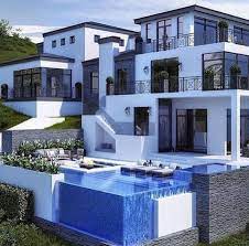 1798 3d house models available for download. Real Life Big Modern Mansion Novocom Top