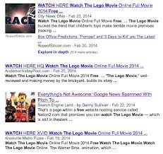 >!twas the butler!< i just got an ad on youtube and it was the whole lego movie. Everything S Not Awesome Google News Spammed With Pitch To Watch The Lego Movie For Free