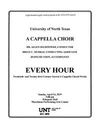 College of Music Program Book 2018-2019: Ensemble & Other Performances,  Volume 4