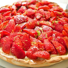Tarte Aux Fraises Rhubarbe Et Citron Vert Facile Decouvrez Les Recettes De Cuisine Actuelle