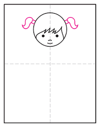 How to draw a manga man with a side part hairstyle. How To Draw A Girl In A Dress Art Projects For Kids