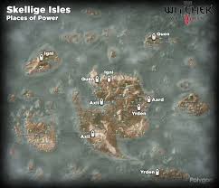 The useful witcher tool innkeeper. Witcher 3 Skellige Isles Places Of Power Locations Map Polygon