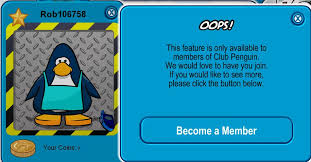 Good grief!i want a membership card.also in club penguin this is how you dance with the newspaper:hold down alt and f4.then you will dance with the newspaper.i've not found a way how to. The Non Member Is Back Rob106758 S Club Penguin Cheats
