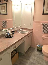 The Best Paint Colours To Update A Pink Or Dusty Rose Room Pink Bathroom Pink Bathroom Tiles Black And White Tiles Bathroom
