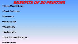 Have You Any Ideas About Benefits Of 3d Printing Share Here Your Opinion 3dprinting 3dprintingbenefit 3d Printing Benefit