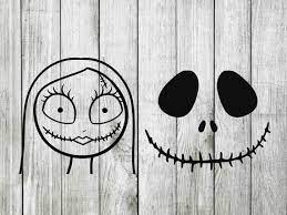 Download Jack And Sally Svg Jack Skellington Svg A Nightmare Before Christmas Svg Cutting Files For Cricut Silhouette Instant Download