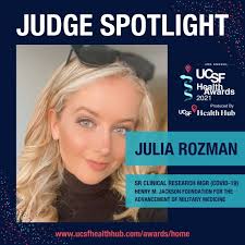 I am very excited to have been chosen to be a judge for the UCSF Health  Awards.