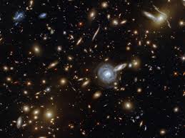 Смартфон samsung galaxy z flip 256 гб, чёрный бриллиант. Nasa S Hubble Telescope Captures Image Of Galaxy Cluster 3 5 Billion Light Years Away Technology News